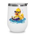 Rubber Duck Reading Book Swim Rubber Duckling Rubber Duckie Wine Tumbler Rubber Duck Reading Book Swim Rubber Duckling Rubber Duckie Wine Tumbler