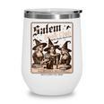 Salem Book Club Bookish Halloween Retro Salem Witch Book Wine Tumbler Salem Book Club Bookish Halloween Retro Salem Witch Book Wine Tumbler