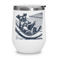 Schnauzer Hammock Reading Book Schnauzer Glasses Wine Tumbler Schnauzer Hammock Reading Book Schnauzer Glasses Wine Tumbler