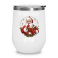 He Sees What You'Ve Been Reading Santa Book Lover For Women Wine Tumbler He Sees What You'Ve Been Reading Santa Book Lover For Women Wine Tumbler