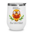 Shhh I'm Reading World Book Day Costume 2026 Kids Wine Tumbler