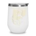 Skeleton Read More Books Wine Tumbler