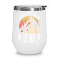 Skier BOOKS ARE GREAT BUT SKIS ARE BETTER Vintage Wine Tumbler