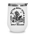 Smut Reader Skeleton Book Lover Dark Humor Art Premium Tri-Blend Wine Tumbler Smut Reader Skeleton Book Lover Dark Humor Art Premium Tri-Blend Wine Tumbler