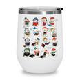 Snowman Reading Book Christmas Cozy Book Lover Bookish Wine Tumbler Snowman Reading Book Christmas Cozy Book Lover Bookish Wine Tumbler