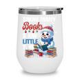 Snowman Winter Snow So Many Books Christmas Snow Little Time Wine Tumbler