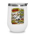 Softball Slider Pop Comic Book Art Best Traits Fast Elite Wine Tumbler Softball Slider Pop Comic Book Art Best Traits Fast Elite Wine Tumbler
