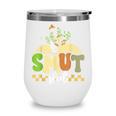 Spicy Book Lover Smut Slut Romance Reading Librarian Wine Tumbler