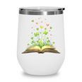 St Patricks Day Book Lover Librarian Core Shamrock Author Wine Tumbler