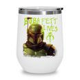 Star Wars The Book Of Boba Fett Neon Boba Fett Lives Poster Wine Tumbler Star Wars The Book Of Boba Fett Neon Boba Fett Lives Poster Wine Tumbler