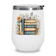 Subtle Book Anti Trump Women Book Loves Retro Wine Tumbler