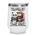 Teacher Bookworm Book Lover Panda Reading Book Librarian Tee Wine Tumbler