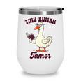 Teacher Silly Goose Reading Book Teaching Tiny Human Tamer Wine Tumbler Teacher Silly Goose Reading Book Teaching Tiny Human Tamer Wine Tumbler