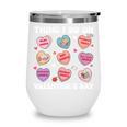 Things I Do On Valentines's Day Book Lover Candy Heart Wine Tumbler Things I Do On Valentines's Day Book Lover Candy Heart Wine Tumbler