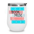 Threadless Grey Sky Chai Trans Book Pride Graphic Wine Tumbler