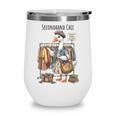 Thrifting Goose Vintage Fashion Book Lover Wine Tumbler