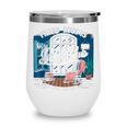 Tired Moms Book Club Coffee Chaos And Chapters Graphic Wine Tumbler