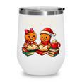 ’Tis The Season To Be Reading Book Lover Wine Tumbler ’Tis The Season To Be Reading Book Lover Wine Tumbler