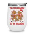Tis The Season Reading Christmas Shirt Book Lovers Teacher Wine Tumbler