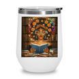 History Month Black Afro Girl Women Book Lovers Flower Wine Tumbler History Month Black Afro Girl Women Book Lovers Flower Wine Tumbler
