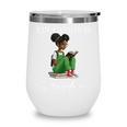 History Month Education Is Freedom Books Black Teacher Wine Tumbler