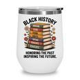 History Month Teacher Reading Book Lover Floral Stack Premium Tri-Blend Wine Tumbler