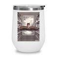 Totally Weird Tees Cat Library Book Reading Literary Wine Tumbler Totally Weird Tees Cat Library Book Reading Literary Wine Tumbler