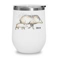 Tucson Festival Of Books TFOB 2019 Javelina Mascot Wine Tumbler Tucson Festival Of Books TFOB 2019 Javelina Mascot Wine Tumbler