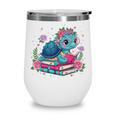 Turtle Bookworm Reading Book Bookworm Book Nerd Cute Graphic Wine Tumbler Turtle Bookworm Reading Book Bookworm Book Nerd Cute Graphic Wine Tumbler