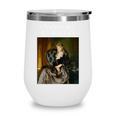 Unsociable And Taciturn Jane Austin Quote Book Classic Lit Wine Tumbler