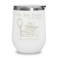 Vintage The Bone Carver Death God Tour Skeleton Spicy Books Wine Tumbler