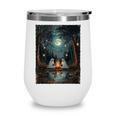 Vintage Ghost Book Reading Camping Gothic Halloween Teachers Wine Tumbler
