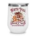 Vintage Retro North Pole Book Club Hot Cocoa Wine Tumbler Vintage Retro North Pole Book Club Hot Cocoa Wine Tumbler