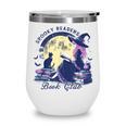 Vintage Sexy Witch Spooky Readers Book Lover Club Halloween Wine Tumbler
