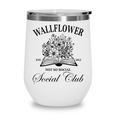 Wallflower Social Club Wildflower Social Club Book Lover Wine Tumbler