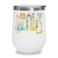 Wild About Reading Bookworm Book Reader Zoo Animals Wine Tumbler