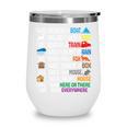 I Will Read Books On A Boat & Everywhere Reading Kids Book Wine Tumbler