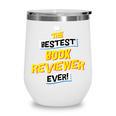 Women's Best Book Reviewer Critic Job Occupation Wine Tumbler Women's Best Book Reviewer Critic Job Occupation Wine Tumbler