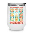 Women's DCC Many Faces Of Mordecai Grid Gamer Series Book Wine Tumbler Women's DCC Many Faces Of Mordecai Grid Gamer Series Book Wine Tumbler