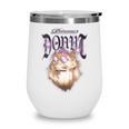 Women's Dungeon Crawler Carl Airbrushed Princess Donut Series Book Wine Tumbler