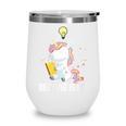 Women's Reading Is Lit Unicorn Library English Teacher Book Lover Wine Tumbler