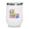 Yarn Quote Easily Distracted By Books And Yarn Reader Wine Tumbler Yarn Quote Easily Distracted By Books And Yarn Reader Wine Tumbler