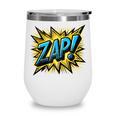 ZAP Comic Book Retro Artwork – Cartoon Collector Wine Tumbler ZAP Comic Book Retro Artwork – Cartoon Collector Wine Tumbler