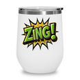 ZING Comic Book Retro Artwork – Cartoon Collector Wine Tumbler
