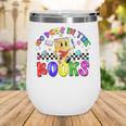 100 Days In The Book Fun 100 Days Of School Boy Girl Teacher Wine Tumbler