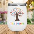 100 Days In The Books Reading Teacher 100th Day Of School Premium Tri-Blend Wine Tumbler