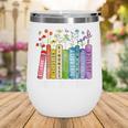 8647 Foxtrots Tangos Deltas Book Flower Resist Book Lovers Wine Tumbler
