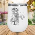 Alice Adventures Wonderland Vintage Book Quote Lewis Carrol Wine Tumbler