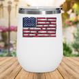 America US Flag Books Library Reading For Book Lover Reader Wine Tumbler America US Flag Books Library Reading For Book Lover Reader Wine Tumbler