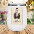 American Girl Meet Samantha Book Cover Wine Tumbler